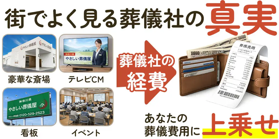 街でよく見かける葬儀社の真実