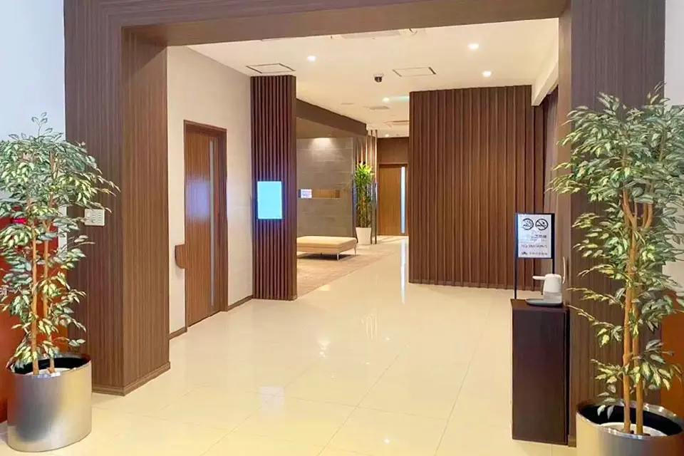 谷塚斎場の外観