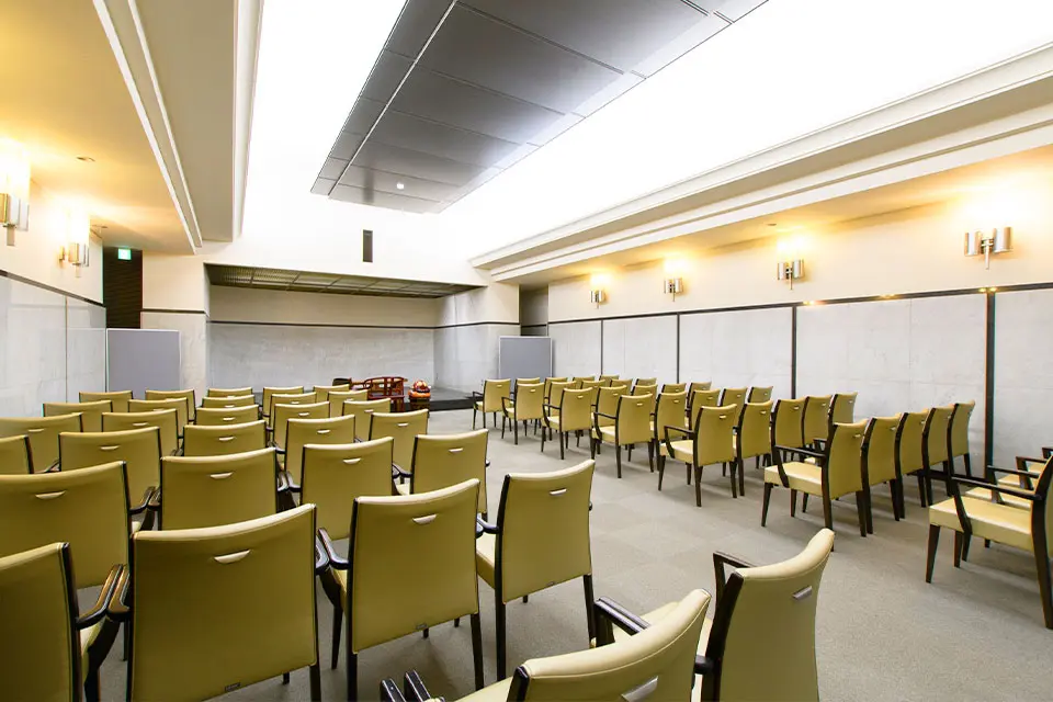 横浜市南部斎場の式場