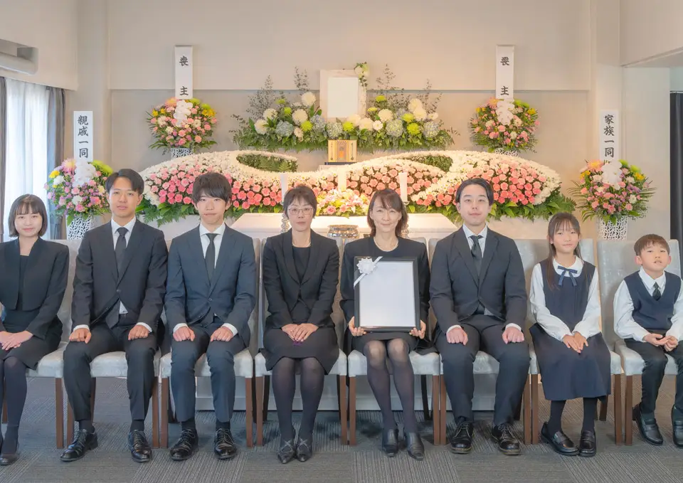 神奈川県民のわかりやすい家族葬が行う、一般葬プランの葬儀風景